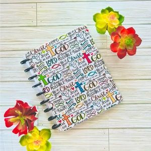 Happy planner classic size weekly layout faith hope love Jesus Christ God undate